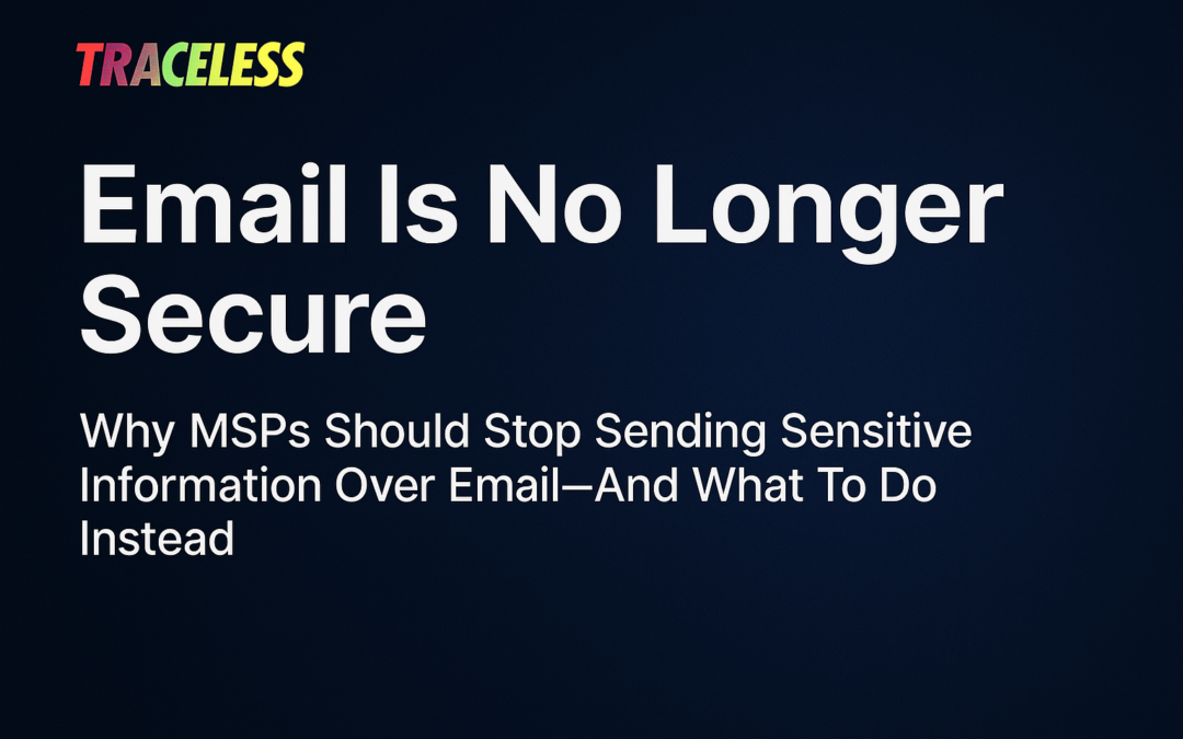 Email is no longer secure blog article featured image