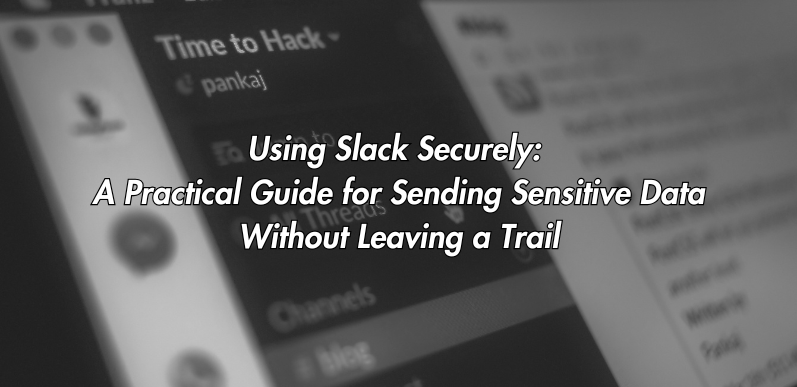 Using Slack Securely