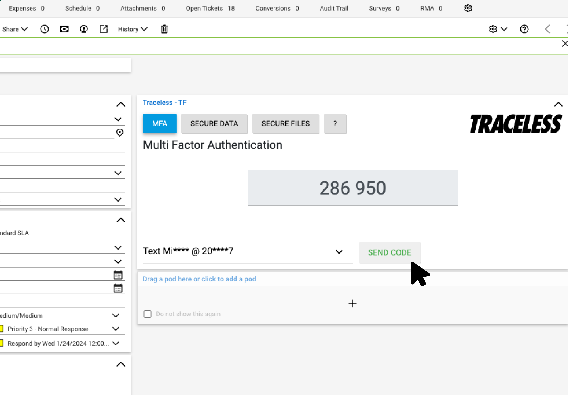 Identity traceless 1