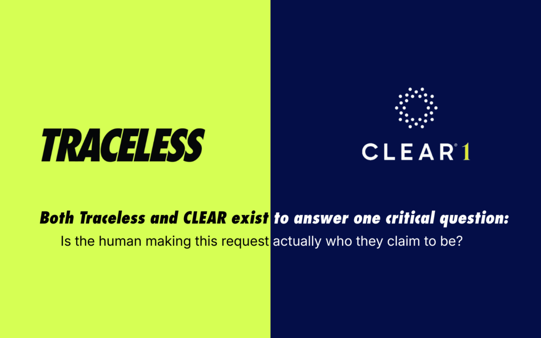 Traceless vs Clear1 Verified Identity